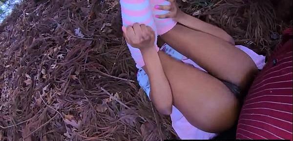  HD Dirty Sex In The Forest With My Adorable Stepdaughter Msnovember, Spread Eagle Missionary Sex With My Big Cock, Nailing Her Little Tight Cunt In a Pink Mini Skirt, And Doggie With Arched Back on Sheisnovember